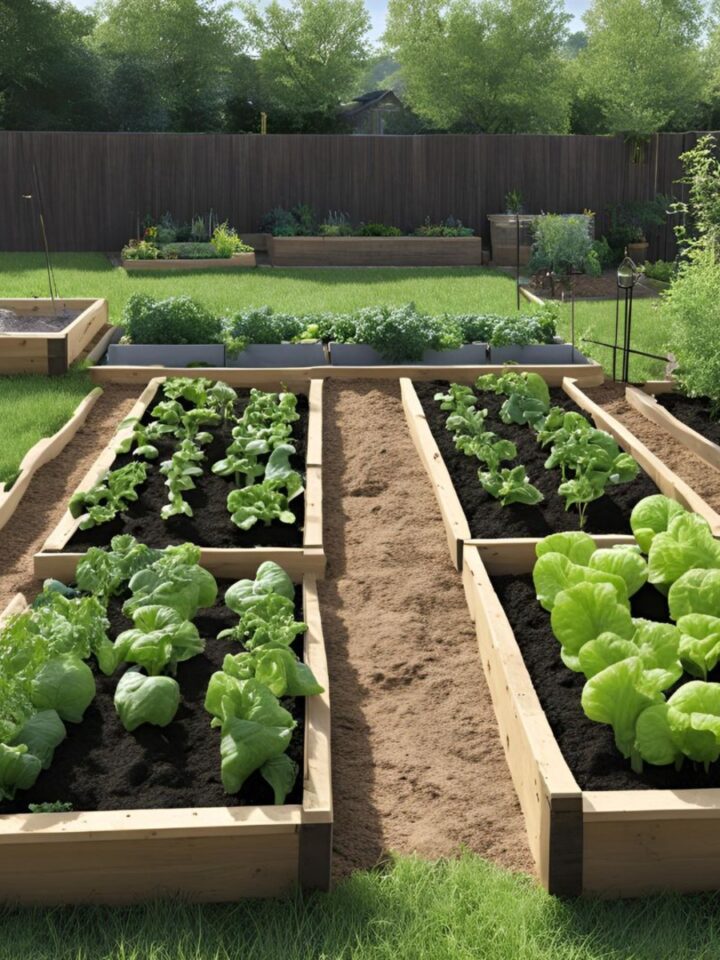 small sustainable vegetable garden