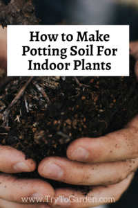 How to Make Potting Soil For Indoor Plants - Try To Garden