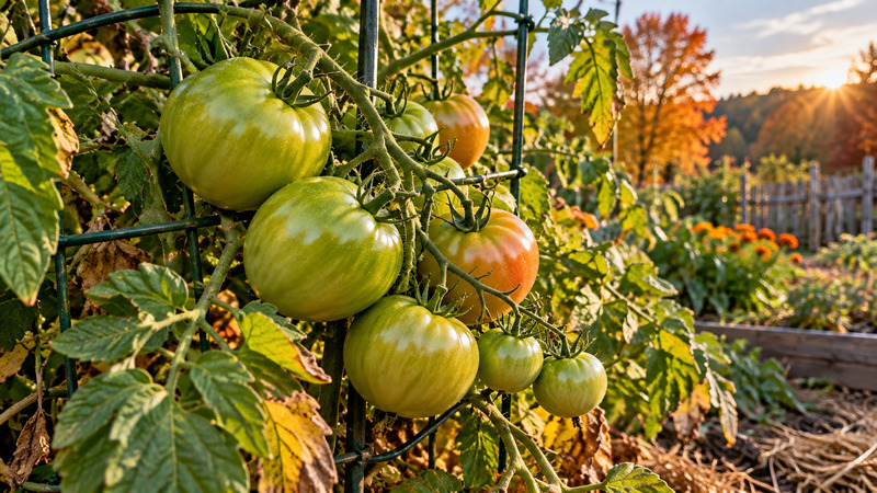 golden hour tomato harvest